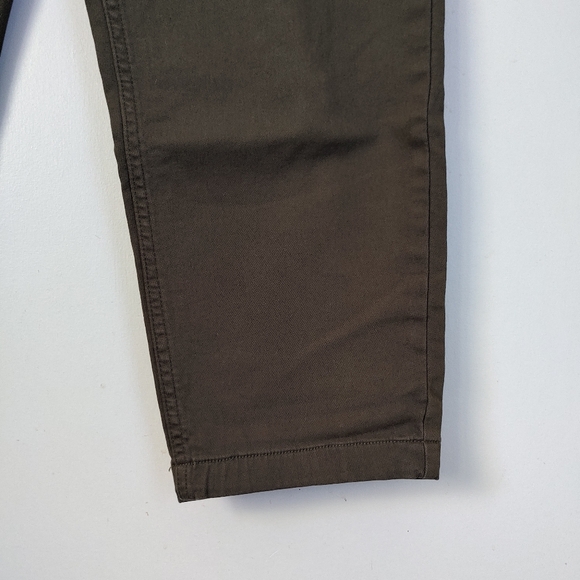 Roots Utility Pants French Terry Patch Pocket Ankle Length Size 8 - Picture 8 of 15